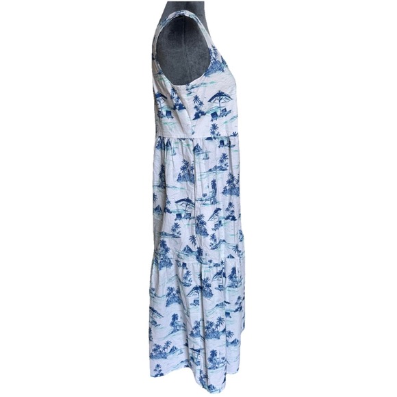 Tommy Bahama Nova Wave Beach Days Dress XS/TP Seersucker Cotton Vacation $178 - Picture 9 of 16